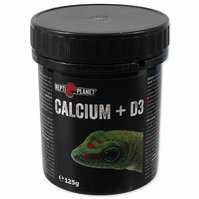 Krmivo Repti Planet doplňkové Calcium+D3 125g-KS