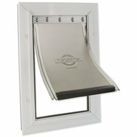 Dvířka PetSafe hliníková s flexibilním flapem, výřez 45,1x27,7cm-KS