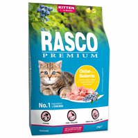 Krmivo Rasco Premium Kitten kuře s borůvkou 2kg-KS