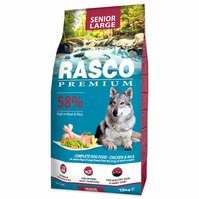 Krmivo Rasco Premium Senior Large kuře s rýží 15kg-KS