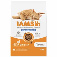 Krmivo IAMS Cat Adult/Senior Weight Control/Sterilized Chicken 10kg-KS