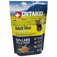 Krmivo Ontario Adult Mini Lamb & Rice 0,75kg-KS