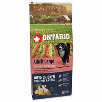 Krmivo Ontario Adult Large Chicken & Potatoes 12kg-KS