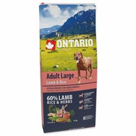 Krmivo Ontario Adult Large Lamb & Rice 12kg-KS