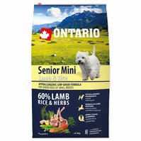 Krmivo Ontario Senior Mini Lamb & Rice 6,5kg-KS
