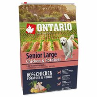 Krmivo Ontario Senior Large Chicken & Potatoes 2,25kg-KS