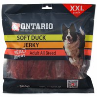 Pochoutka Ontario kachna, měkké sušené kousky 500g-KS