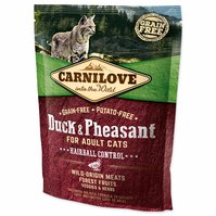 Krmivo Carnilove Adult Cats Hairball Control Duck & Pheasant 0,4kg-KS