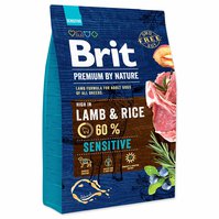 Krmivo Brit Premium by Nature Sensitive Lamb 3kg-KS