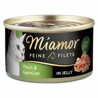 Konzerva Miamor Feine Filets Adult tuňák se zeleninou v želé 100g-KS