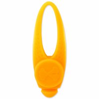 Přívěsek Dog Fantasy LED silikon oranžový 8cm-KS