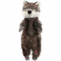 Hračka Dog Fantasy Skinneeez vlk plyš 50cm-KS