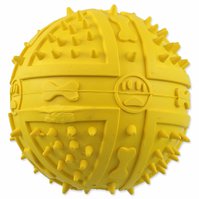 Hračka Dog Fantasy míček s bodlinami pískací mix barev 9cm-KS