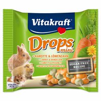 Pochoutka Vitakraft Happy králík, s mrkví, dropsy 40g-KS
