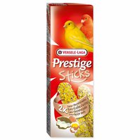 Tyčinky Versele-Laga Prestige kanár s vejci a lasturami ústřic 60g 2ks-KS