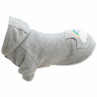 Rainbow Falls hoodie, XXS: 18 cm, light grey-KS