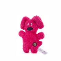 Jemný plyšový pejsek, pískací hračka pro psy a štěňata, červená, 24 cm, v pestrých barvách