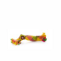 Bavlněný pískací uzel, žlutý, pískací hračka pro psy, 30 cm, ideální pro aktivní hru