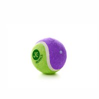 Tenisový míček S, pískací, fialovo-zelený, 6 cm, ideální pro aktivní hru se psem