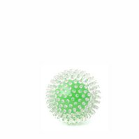 TPR míč s bodlinami zelený, odolná (gumová) hračka z termoplastické pryže