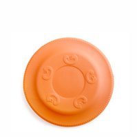 Frisbee z EVA pěny, hračka pro psy na házení, oranžová, 17 cm, ideální pro aktivní hru