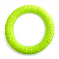 JK Magic Ring z EVA pěny, hračka pro psy na házení, zelená, 27 cm, ideální pro aktivní hru